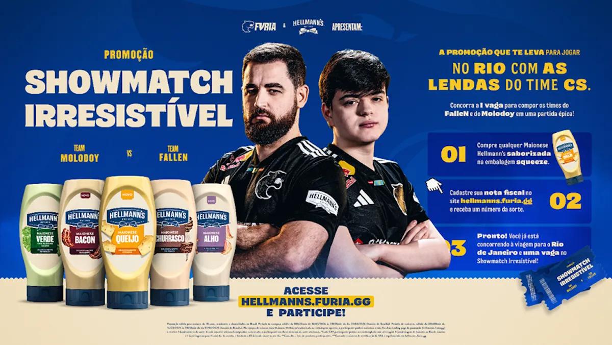 Compre maionese, jogue com FalleN: Hellmann’s envia fãs para o IEM Rio 2026