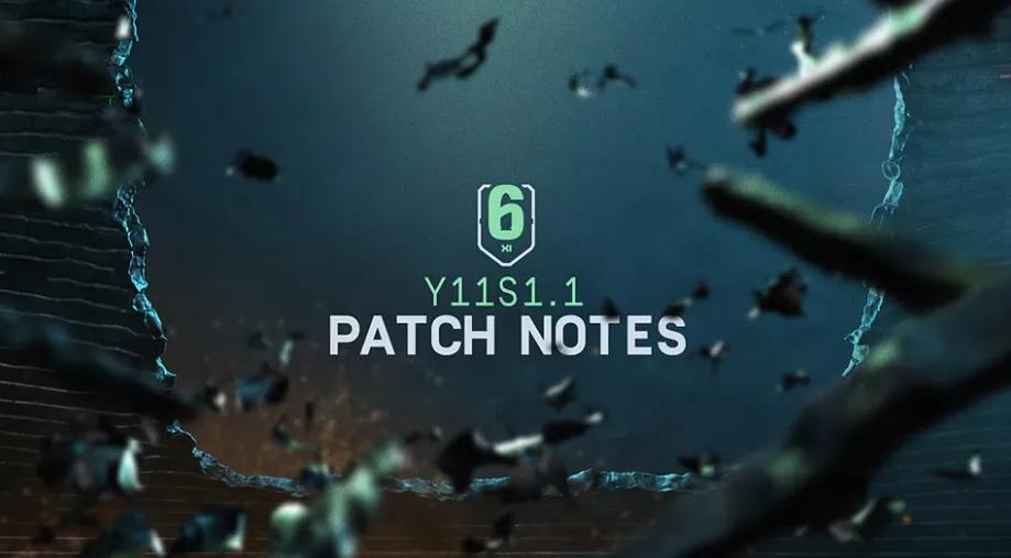 Notas da atualização Y11S1.1 de Rainbow Six Siege