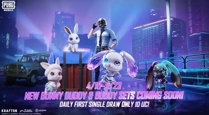 O evento PUBG Mobile Bunny Buddy está no ar - Skins, recompensas e rodadas exclusivas
