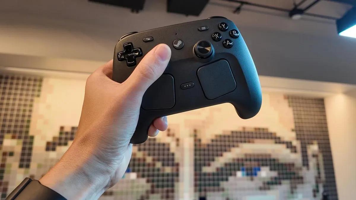 Valve anuncia novo controle com vídeo de unboxing no banco de dados do Steam.