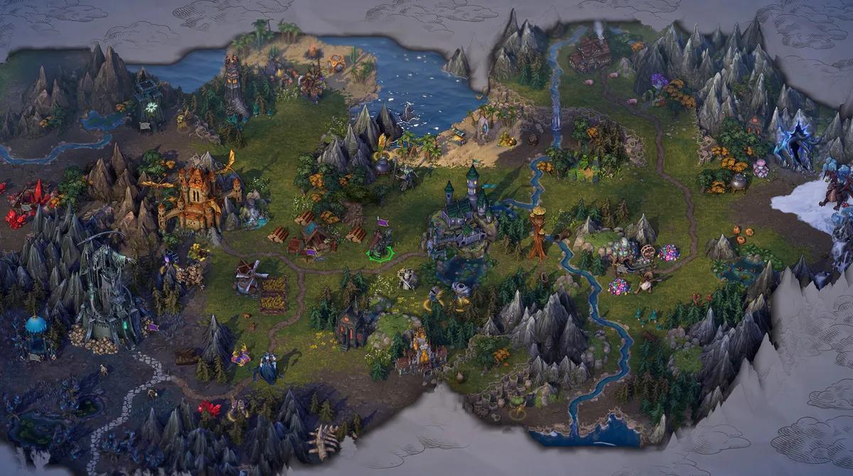 Olden Era retoma a história de onde Heroes 3 parou.