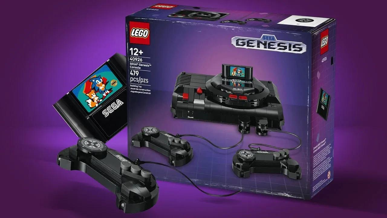 LEGO revela um conjunto compacto para a Sega Mega Drive com apelo retro