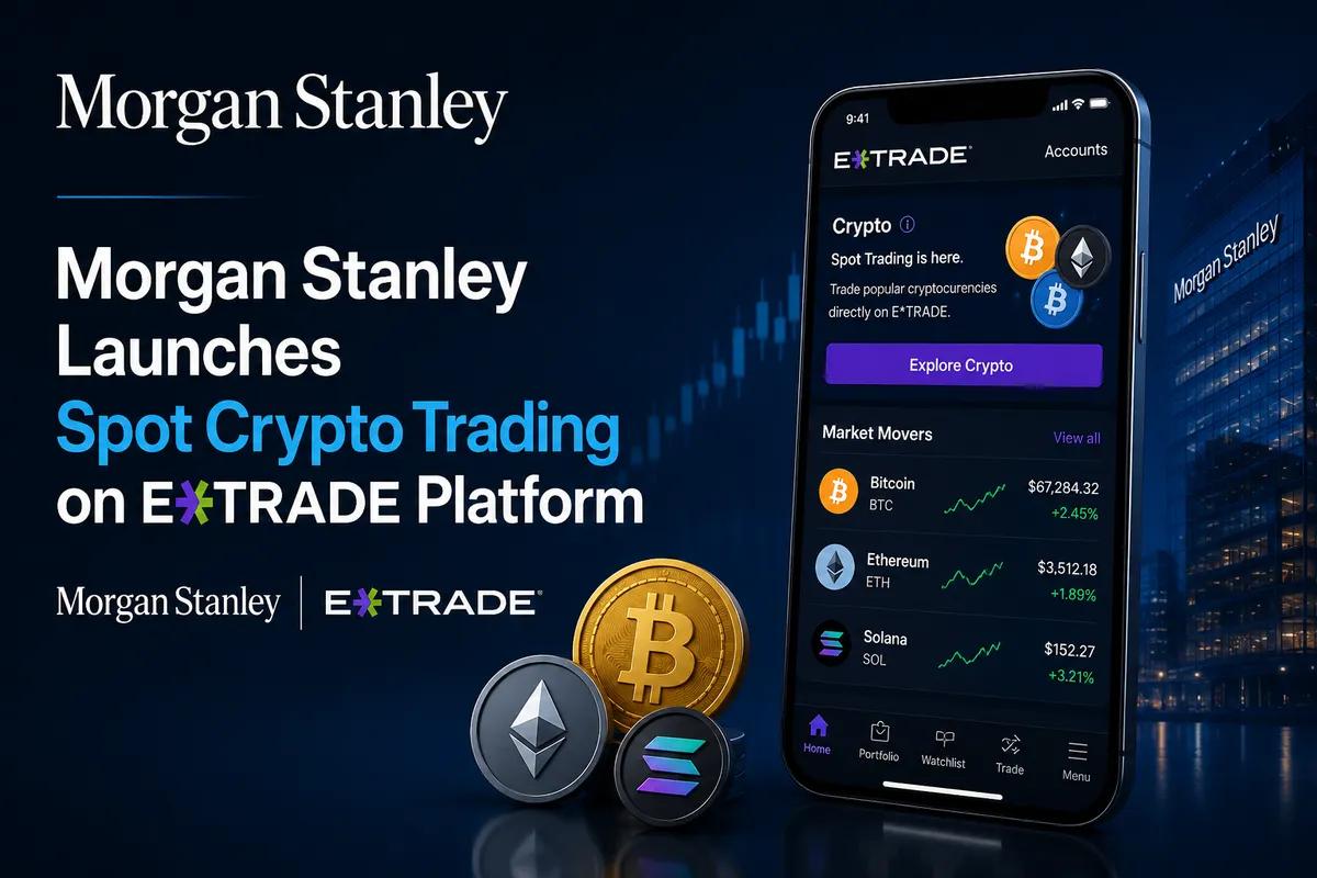 Morgan Stanley lança negociação de criptografia à vista na plataforma E * Trade