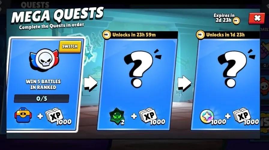 Brawl Stars lança as Mega Missões da Copa Brawl 2026 com recompensas gratuitas.