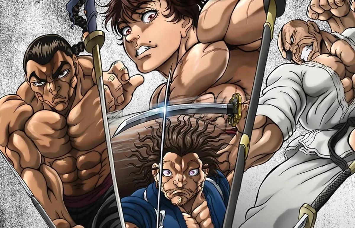Novo pôster do anime Baki-dou revelado, com estreia da Parte 2 prevista para julho de 2026 na Netflix.