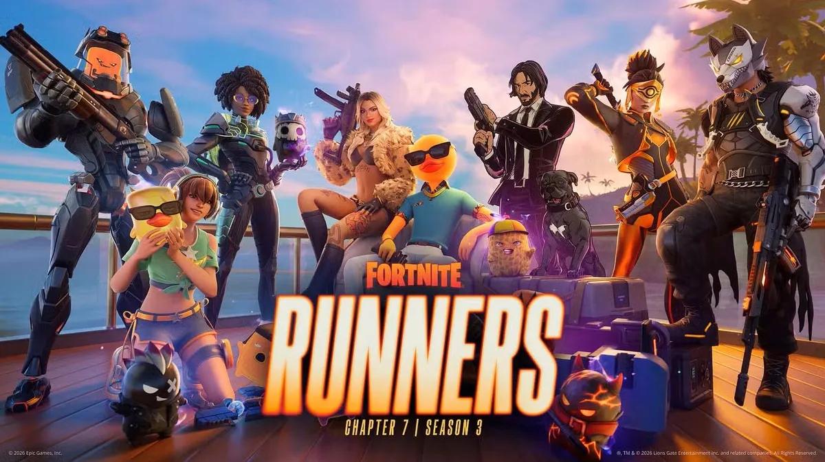 Detalhes sobre a data de lançamento, horário de início e tempo de inatividade da Temporada 3 do Capítulo 7 de Fortnite.