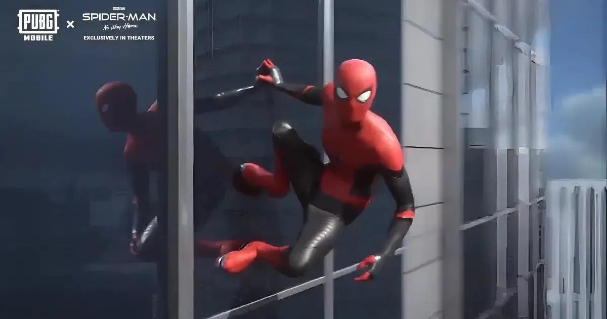 PUBG Mobile x Colaboração Homem-Aranha supostamente retornando na versão 4.5