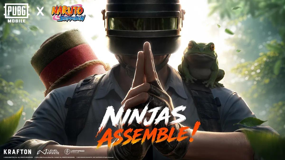 PUBG Mobile anuncia colaboração com Naruto: Shippuden