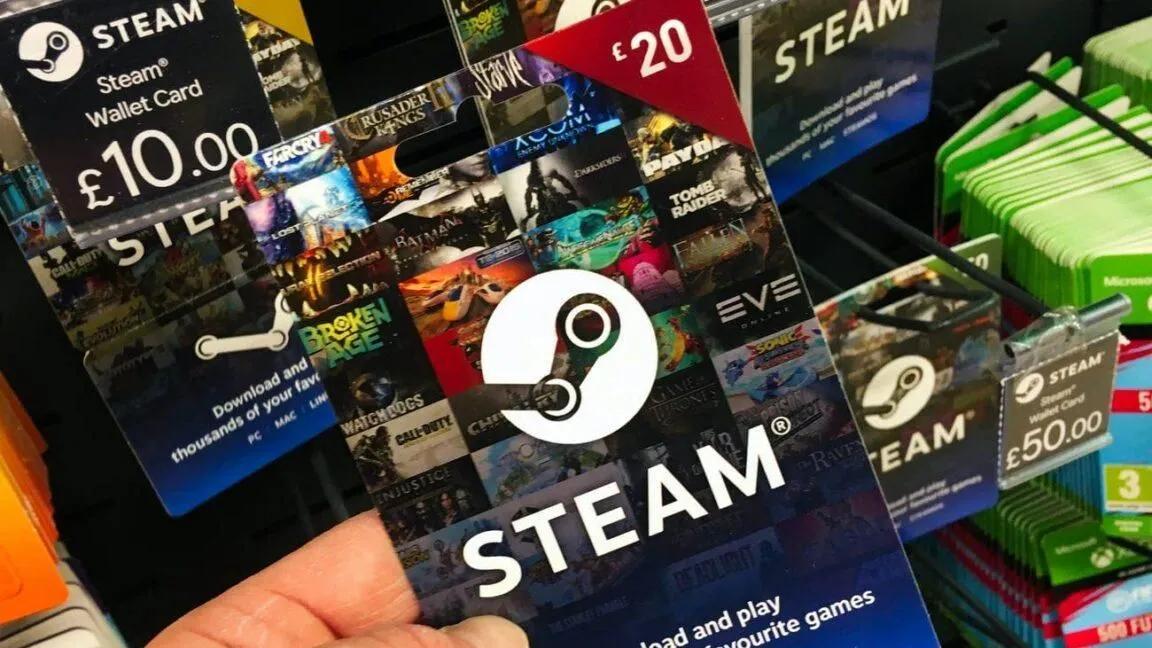 Valve retira cartões Steam físicos da produção