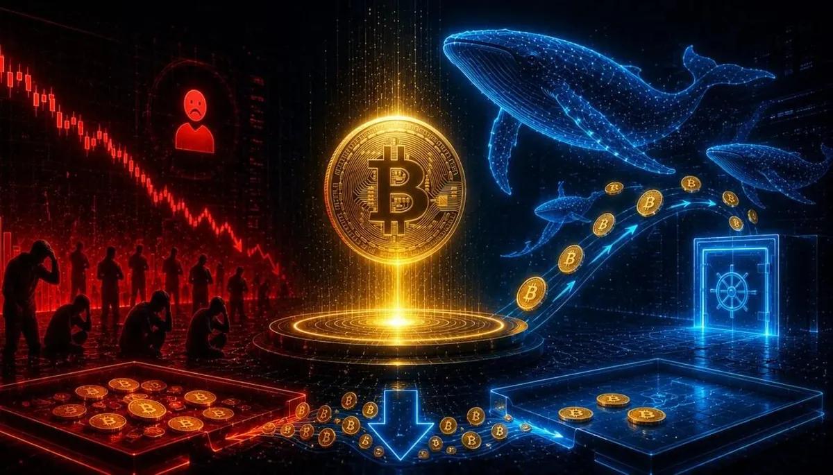 Quase 11.000 BTC deixaram as bolsas em uma semana, enquanto as baleias compravam e os investidores de varejo vendiam