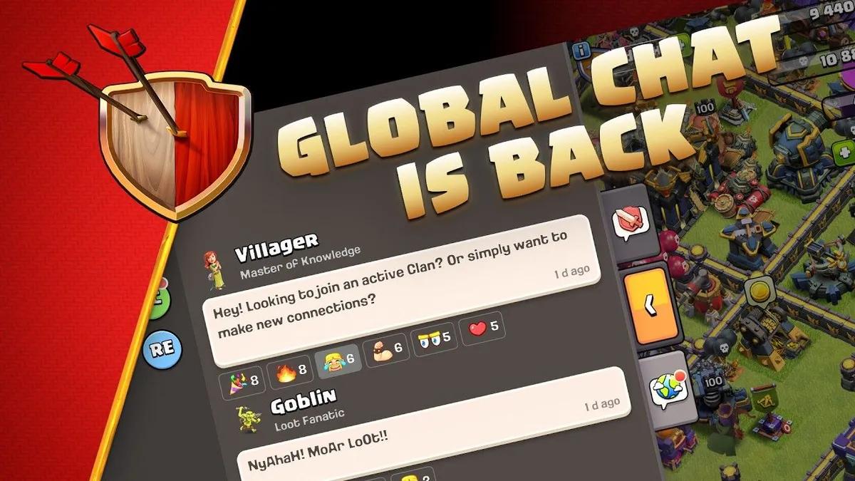 Clash of Clans traz de volta o bate-papo global após 7 anos — veja como funciona o novo sistema social