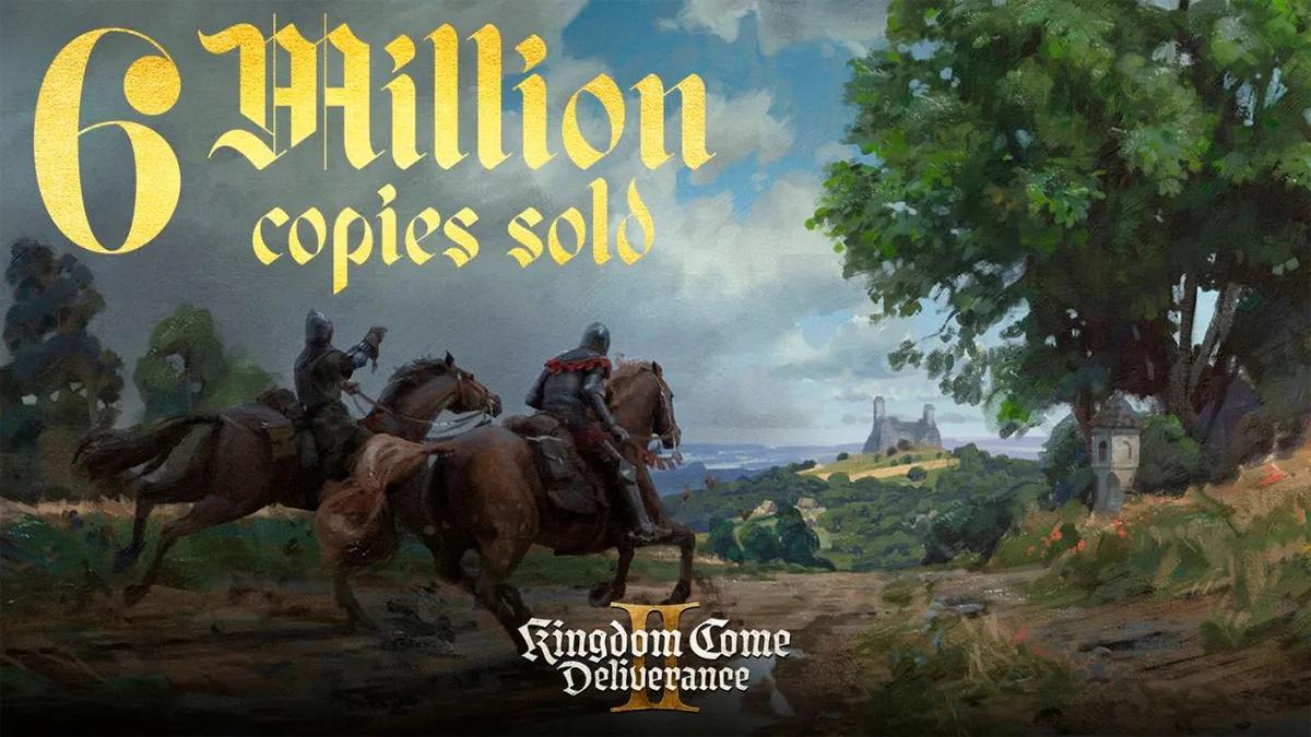 A Warhorse Studios anunciou que Kingdom Come: Deliverance vendeu 6 milhões de cópias.