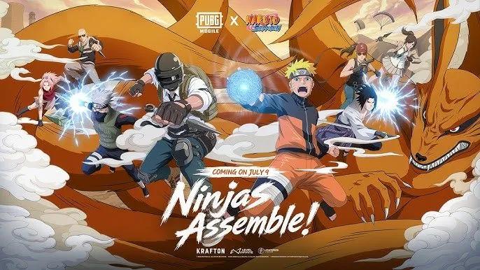 PUBG Mobile revela 9 skins de personagens de Naruto Shippuden