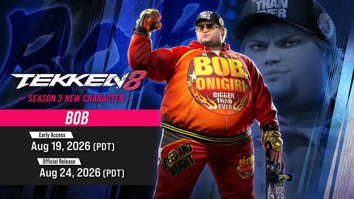Bob retorna na 3ª temporada de Tekken 8, conforme revelado pela Bandai Namco com um trailer de gameplay.