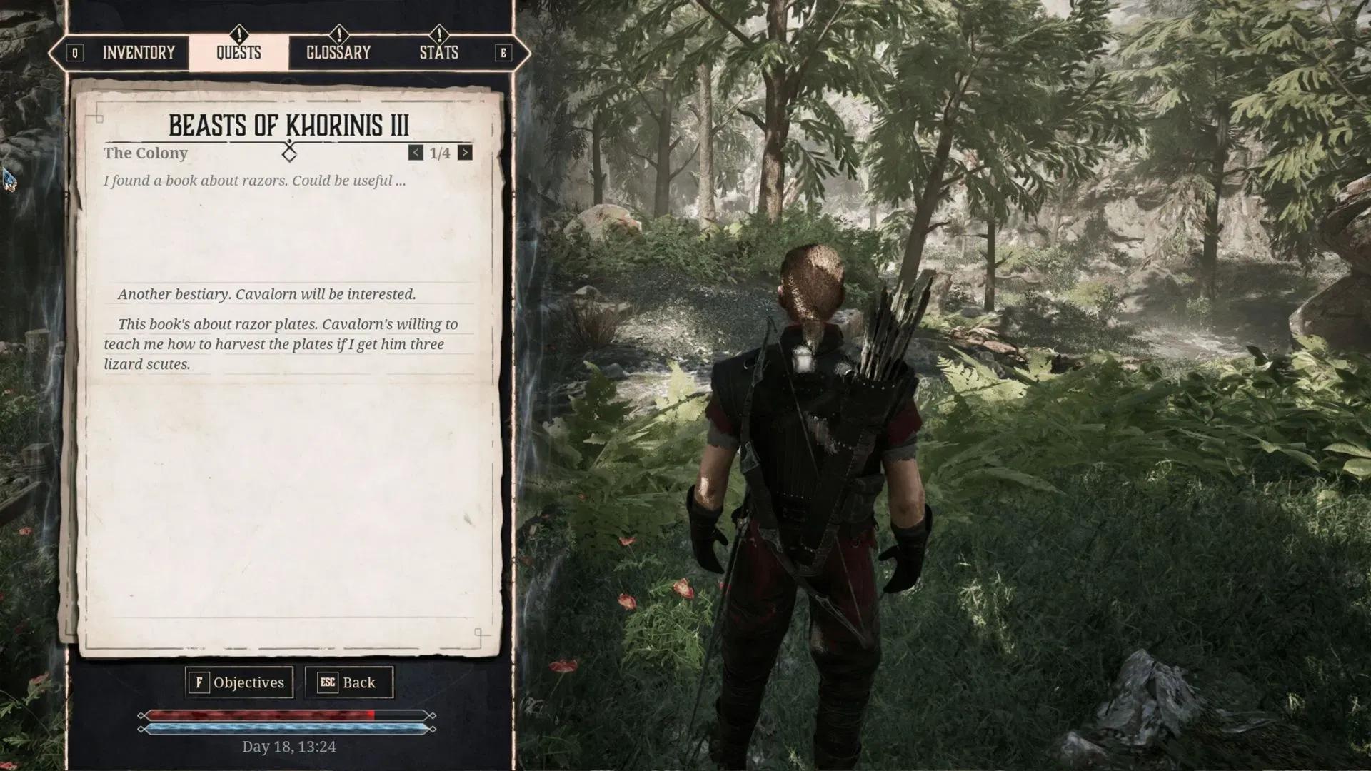 Gothic 1 Remake: Todas as missões e recompensas de «Beasts of Khorinis»