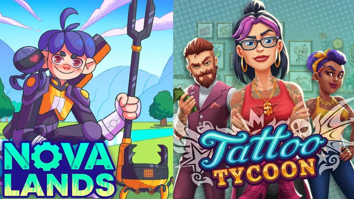 Anunciados novos jogos gratuitos na Epic Games Store: Nova Lands e Tattoo Tycoon