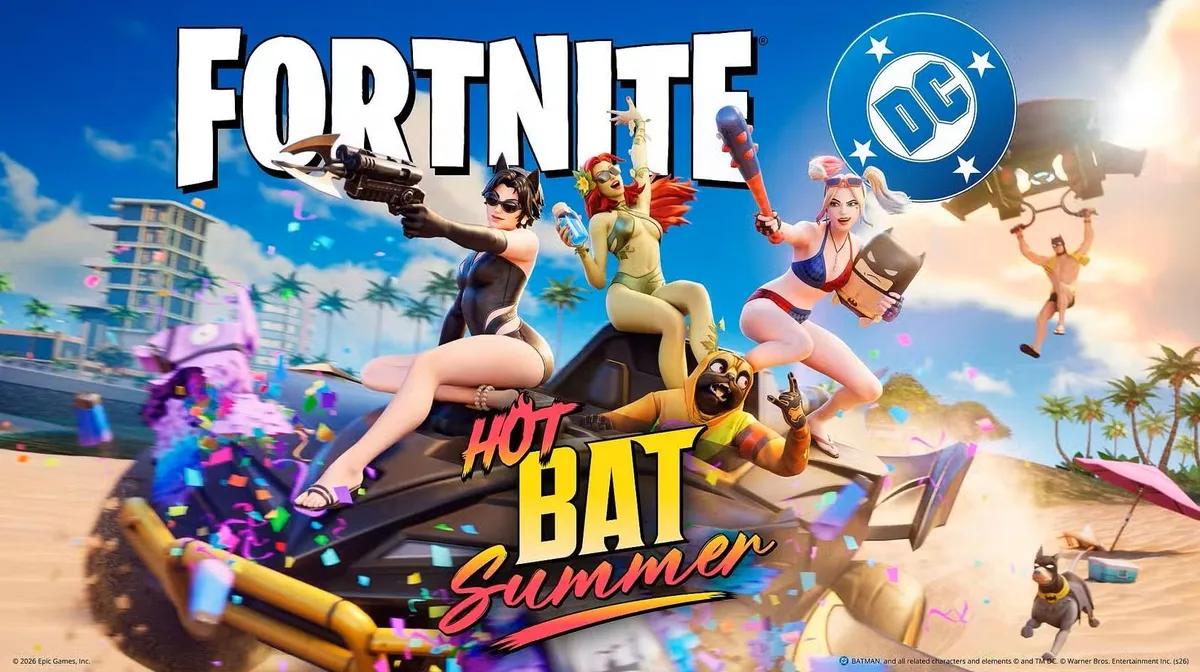 O evento de verão da DC no Fortnite começa a 16 de julho com conteúdos inspirados no Batman