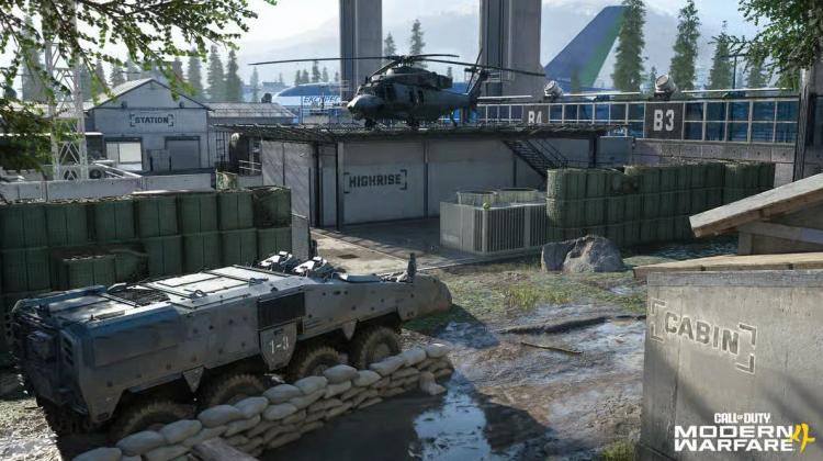 O mapa «Kill Block» do Modern Warfare 4 reconfigura-se automaticamente entre as partidas, com 500 combinações de disposição