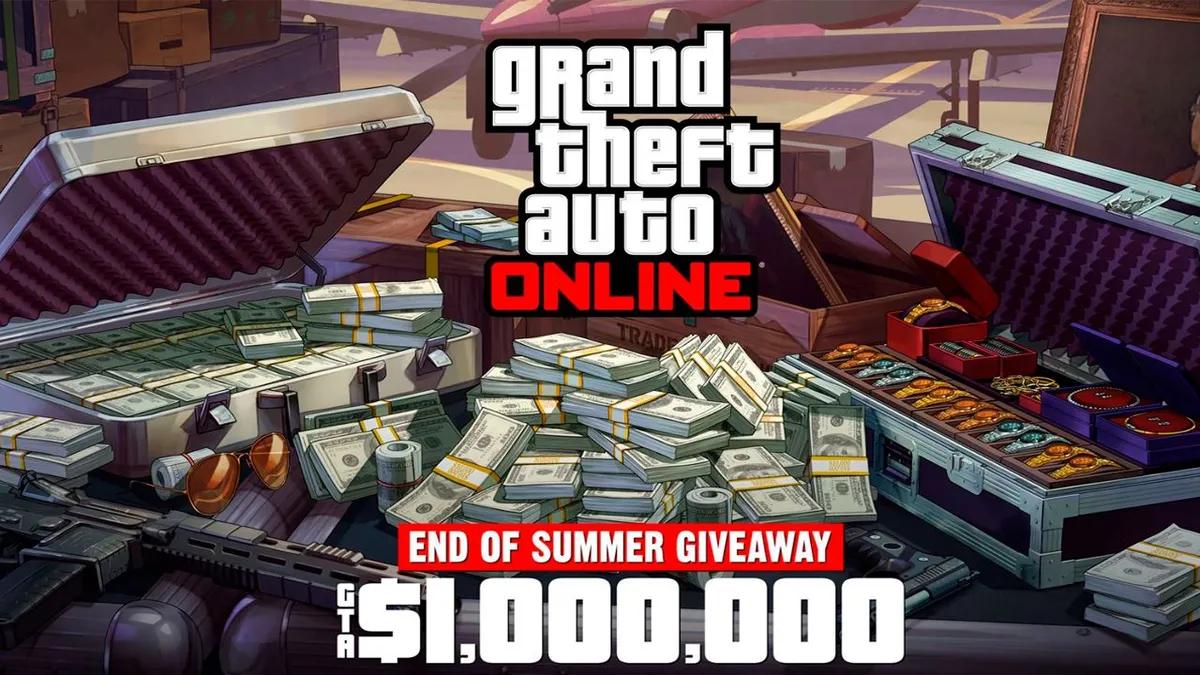 Até 12 de agosto, ganhe um bônus de 1.000.000 GTA$ em GTA Online