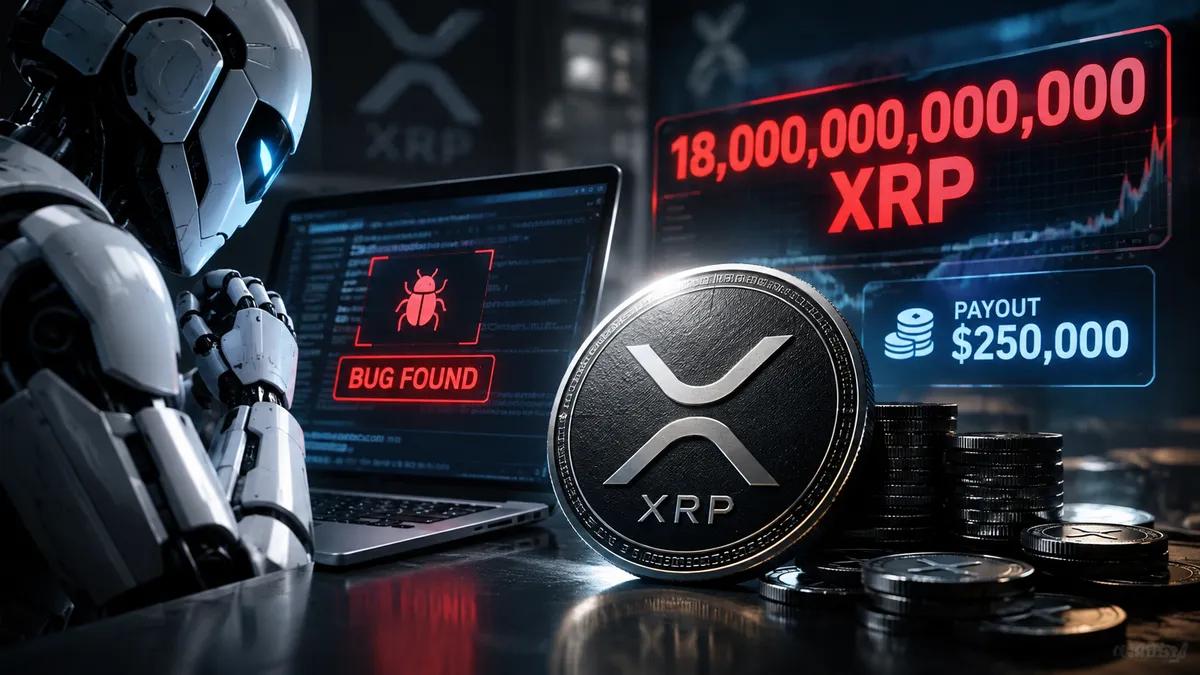 Uma IA descobriu uma falha que poderia ter gerado 18 biliões de XRP. O prémio foi de 250 000 dólares