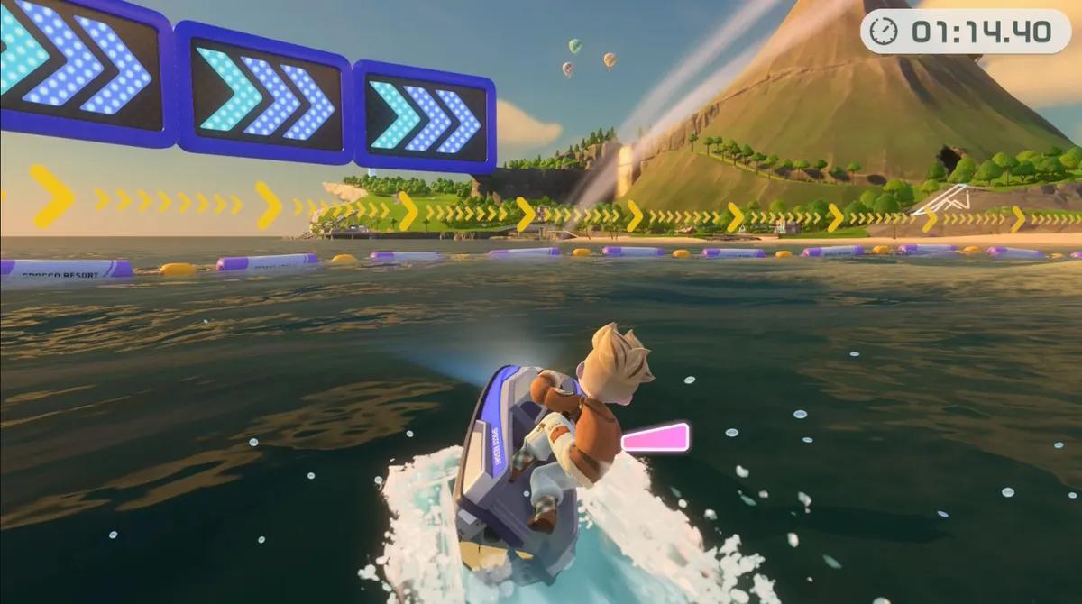 Nintendo Switch Sports Resort transforma a Ilha Wuhu em um mundo aberto.