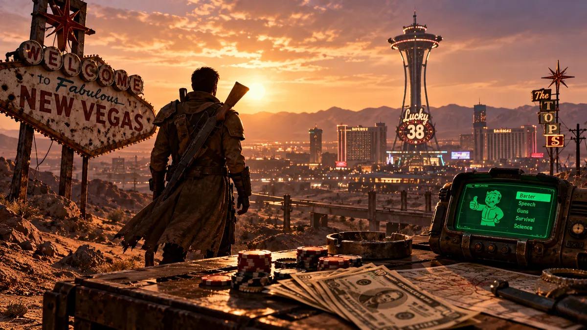 O que Fallout: New Vegas revela sobre o papel do dinheiro, do risco e das escolhas dos jogadores