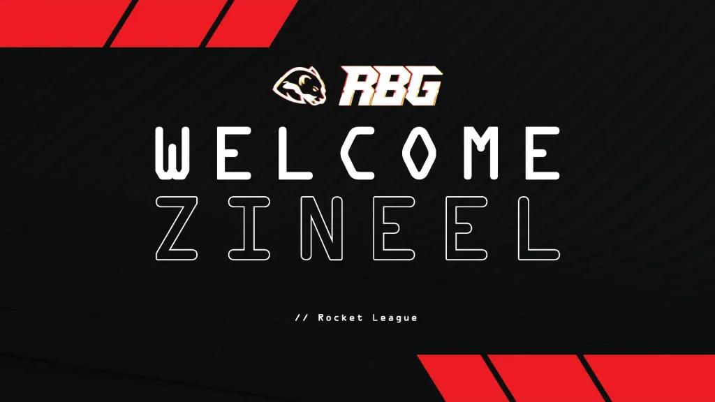 Zineel tornou-se o jogador base RBG Esports em Rocket League