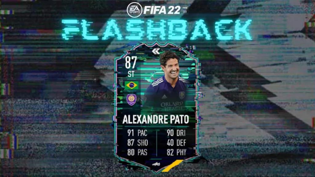 Alexandre Pato recebeu um cartão de flashback em FIFA 22