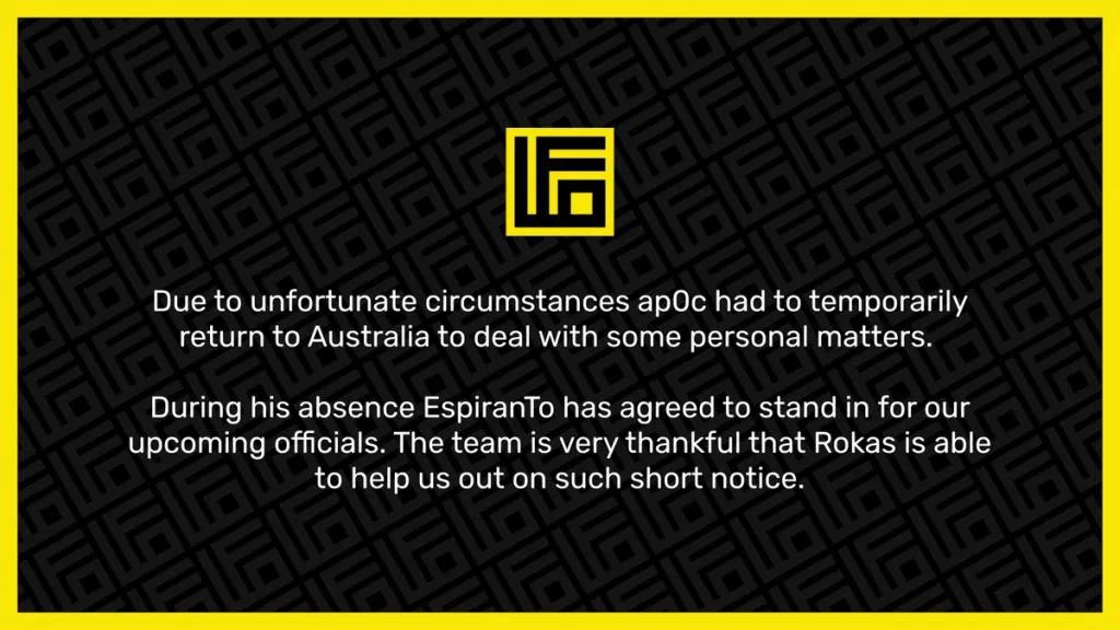 EspiranTo jogará por LookingForOrg nos próximos torneios