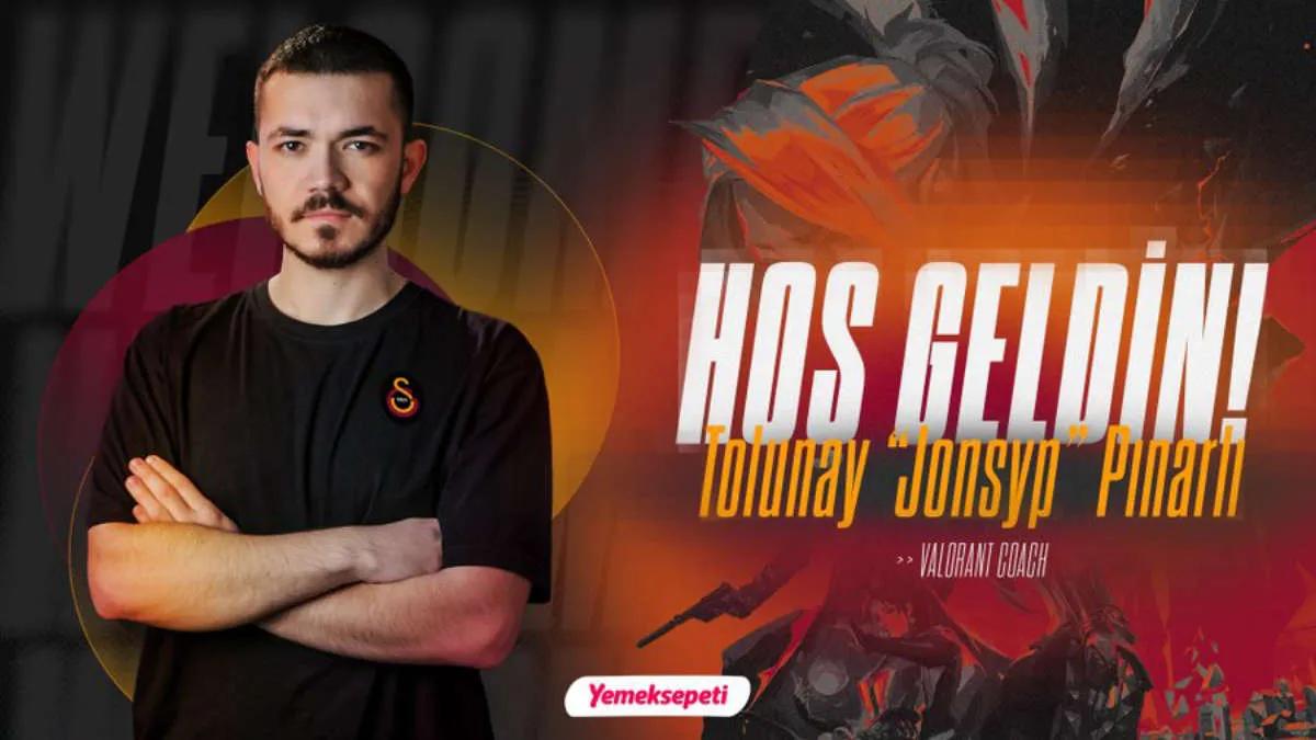 Jonsyp torna-se treinador Galatasaray Esports