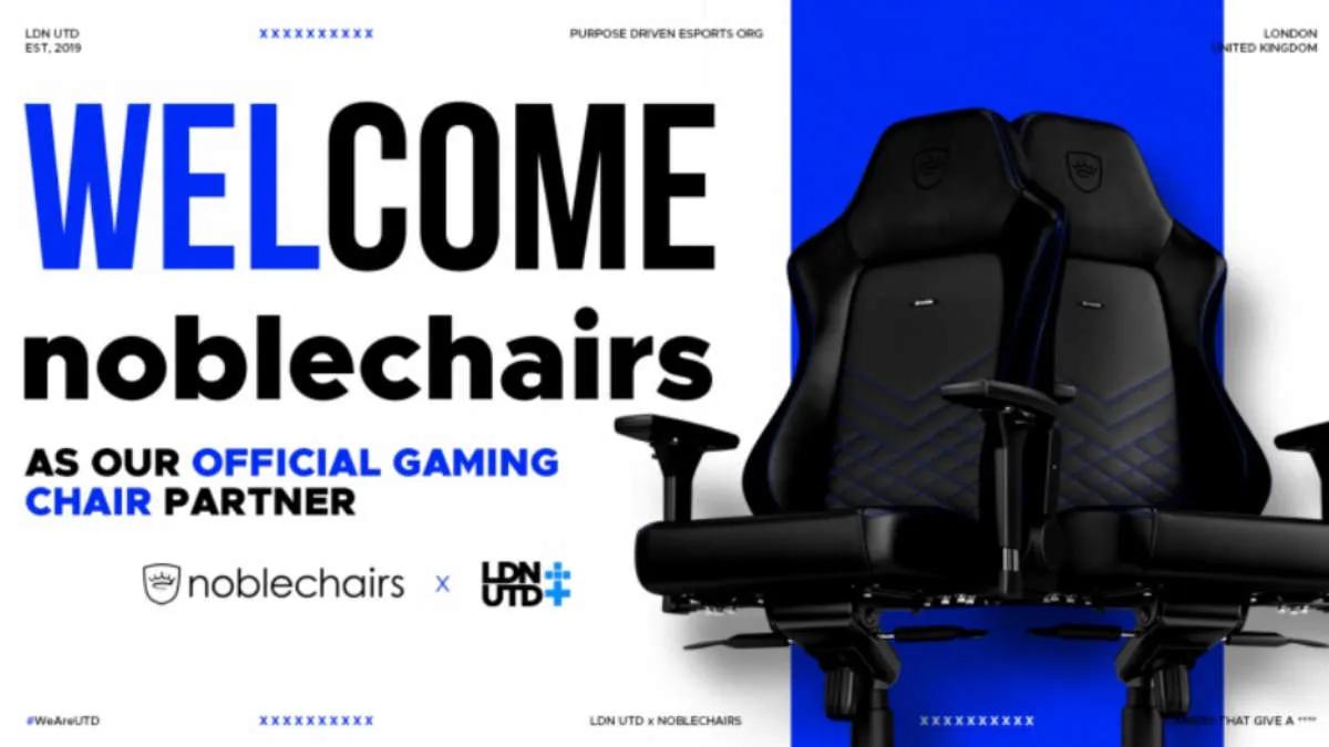 LDN UTD anuncia parceria com noblechairs