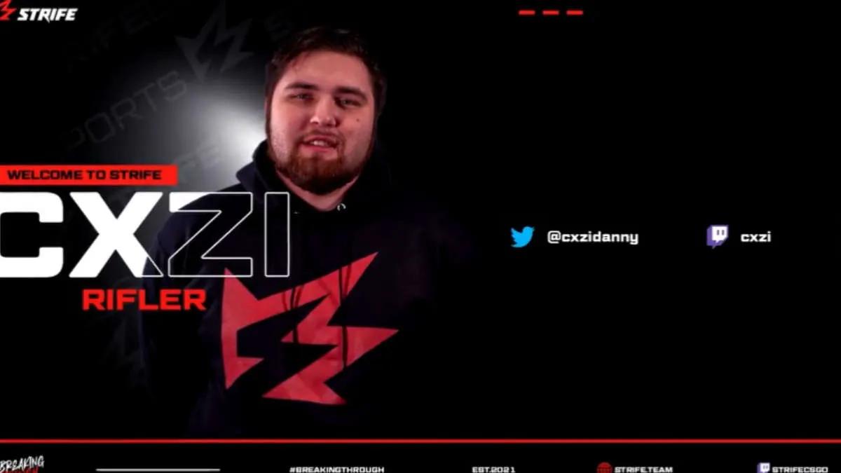 cxzi juntou-se a Strife Esports