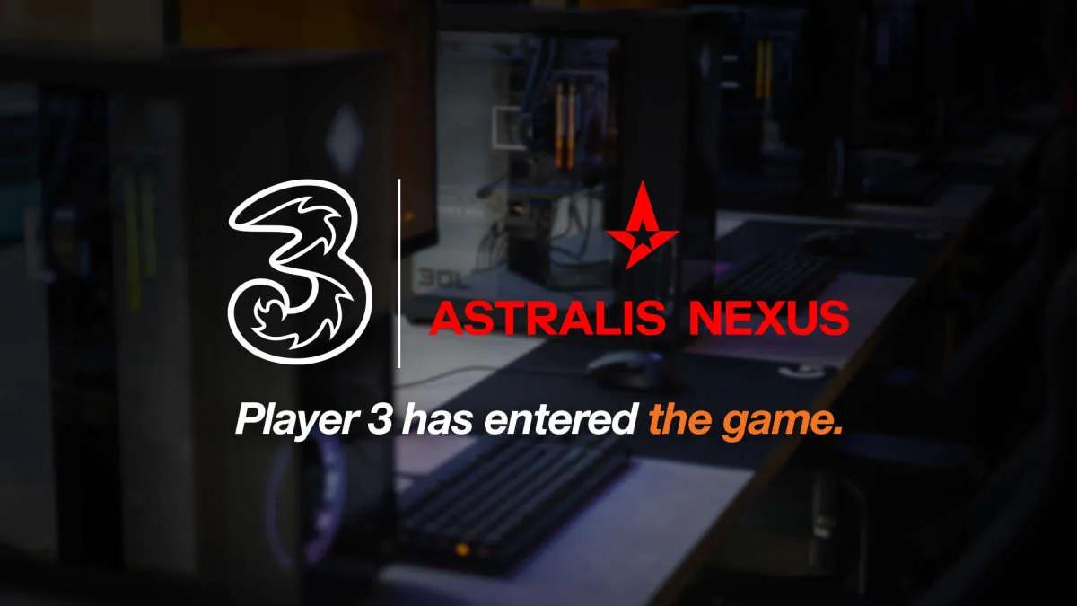 Astralis parceiros com 3 (Three)