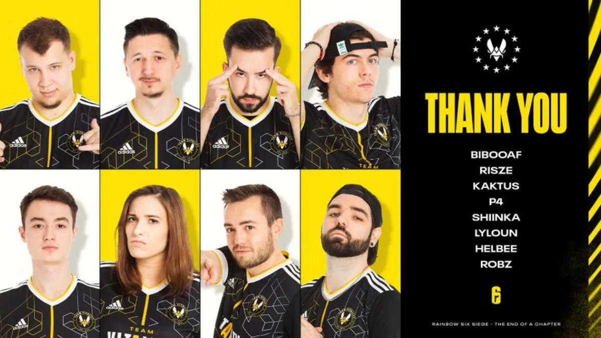 Team Vitality sai de Rainbow Six