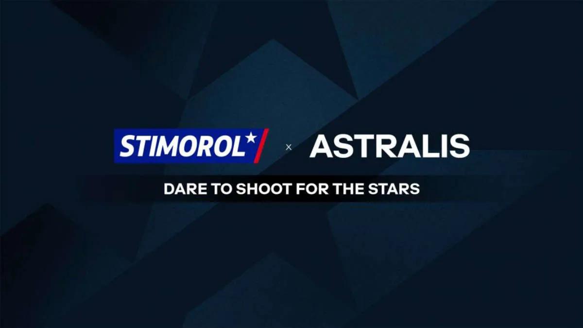 Astralis parceiros com marca Stimorol