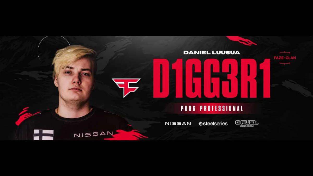 D1gg3r1 juntou-se a FaZe Clan