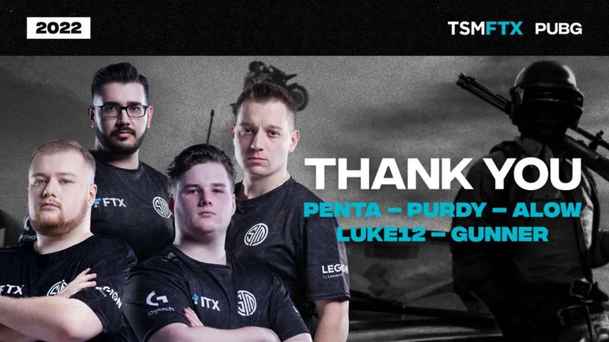 TSM retirou-se da escalação por PUBG