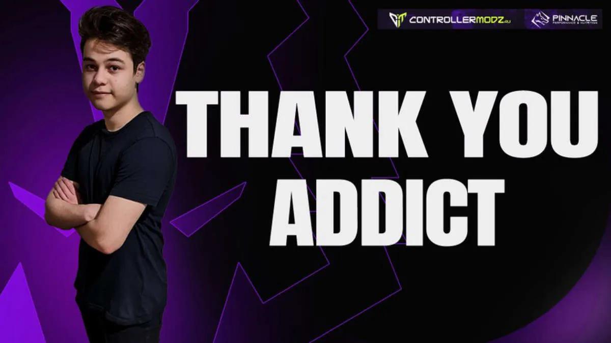 ADDICT deixou VERTEX