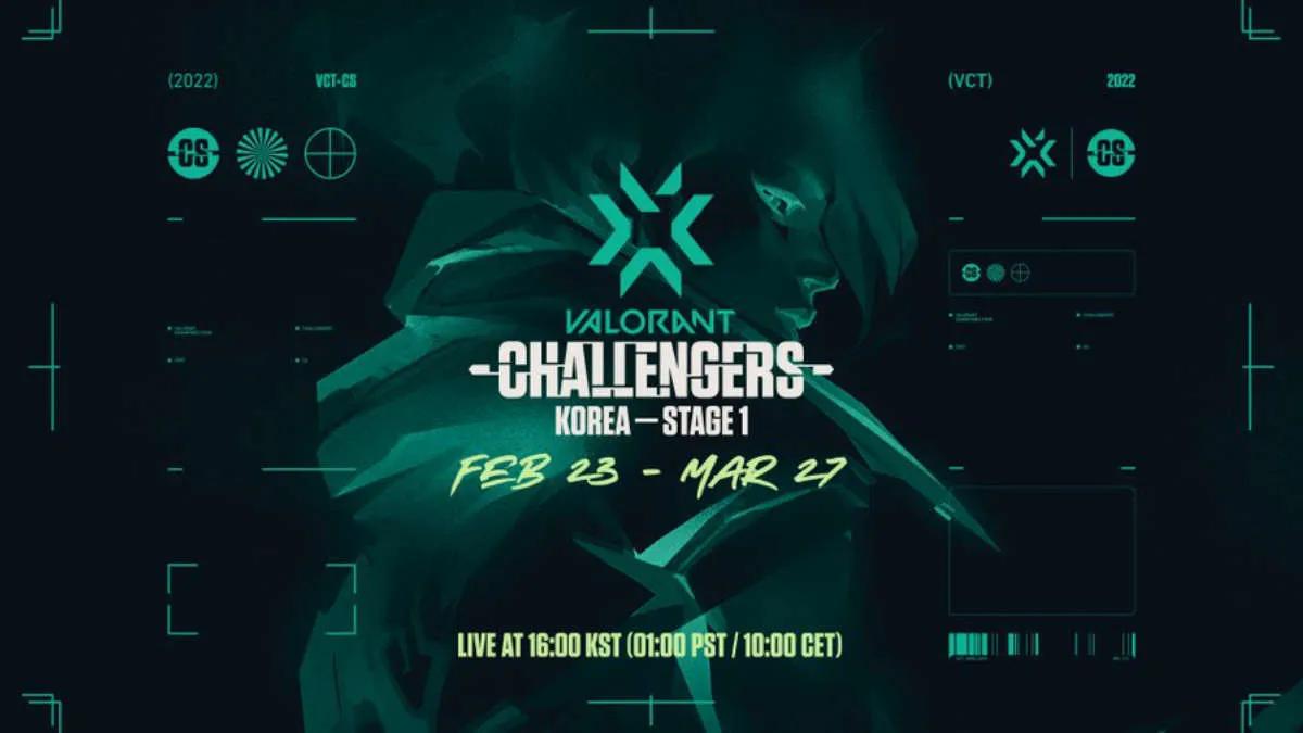 Não perca o início VALORANT Champions Tour 2022: Korea Stage 1 Challengers