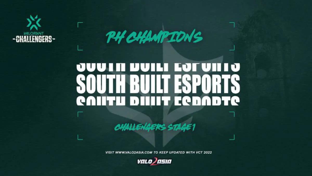 South Built Esports tornou-se o vencedor de VALORANT Champions Tour 2022: Philippines Stage 1 Challengers