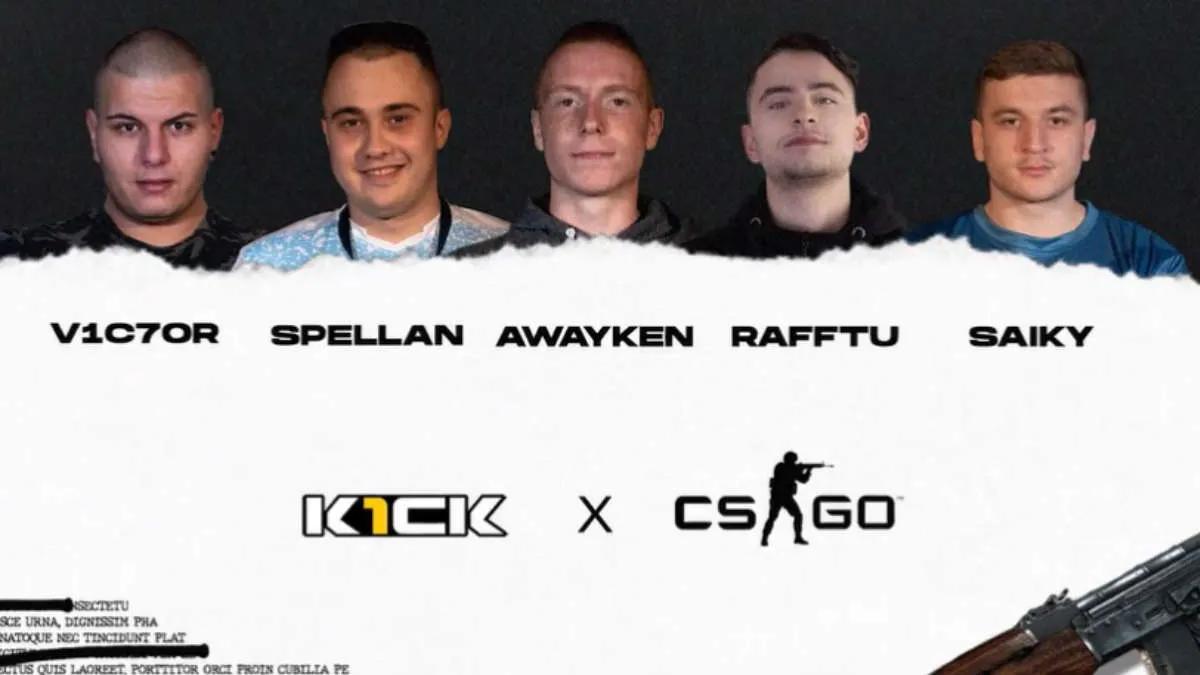 K1CK regressa ao CS:GO com novo plantel búlgaro