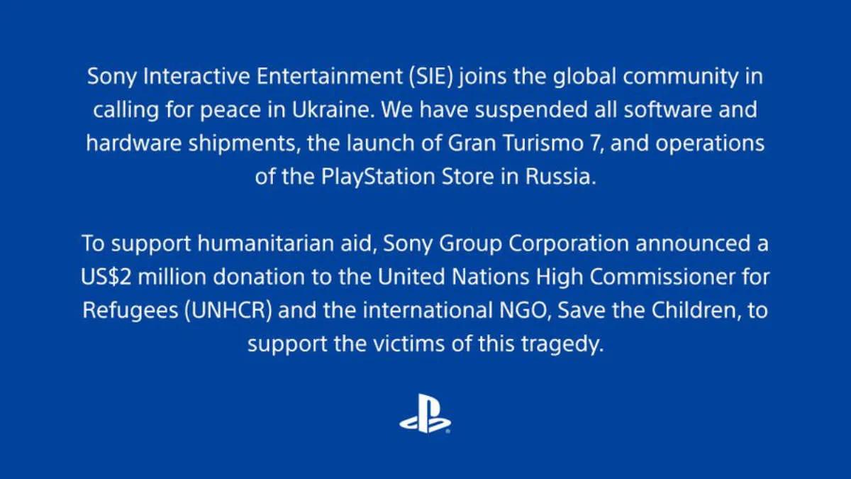 Sony suspende entregas e operação de PlayStation Store na Rússia