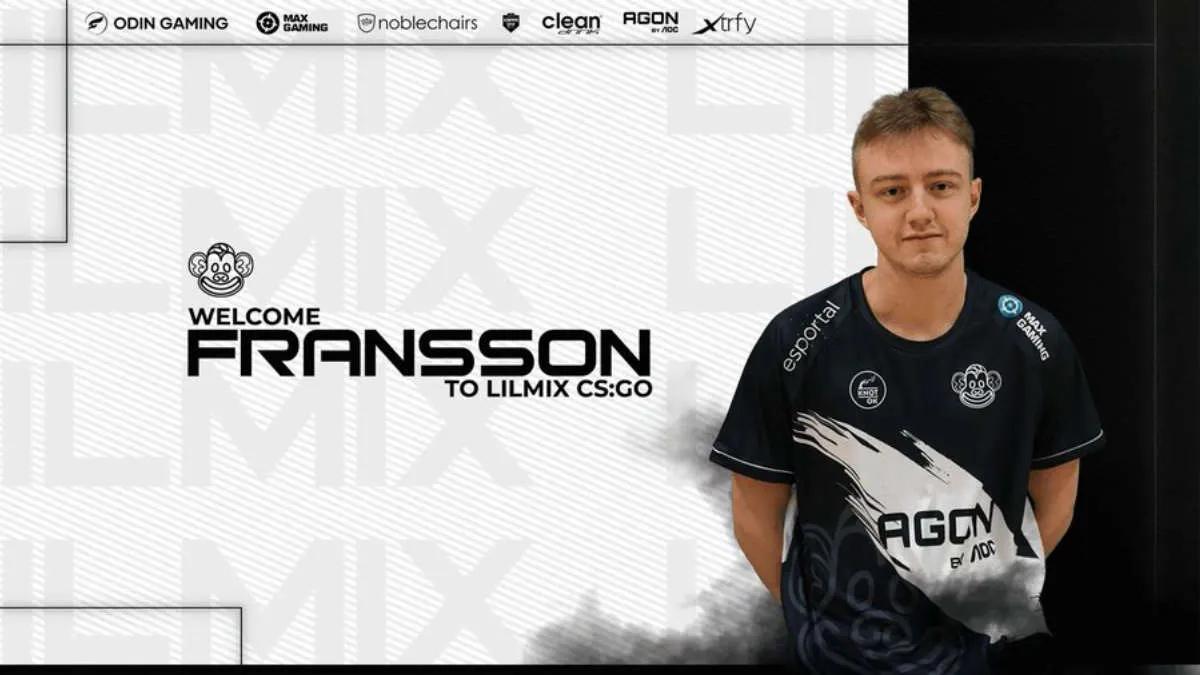 FRANSSON completou o esquadrão Lilmix