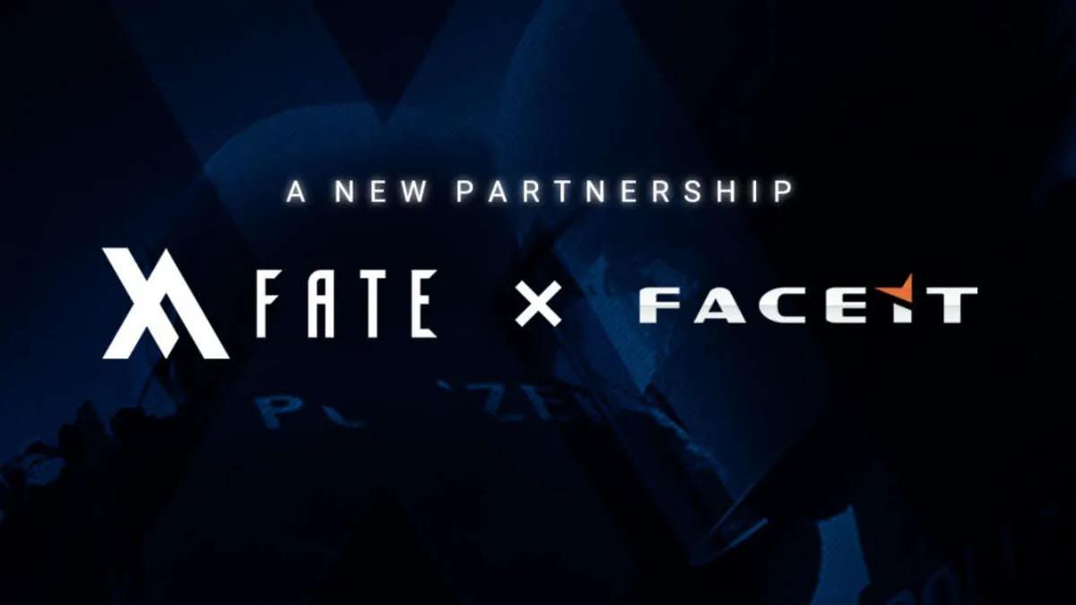 FATE Esports parceiros da plataforma FACEIT