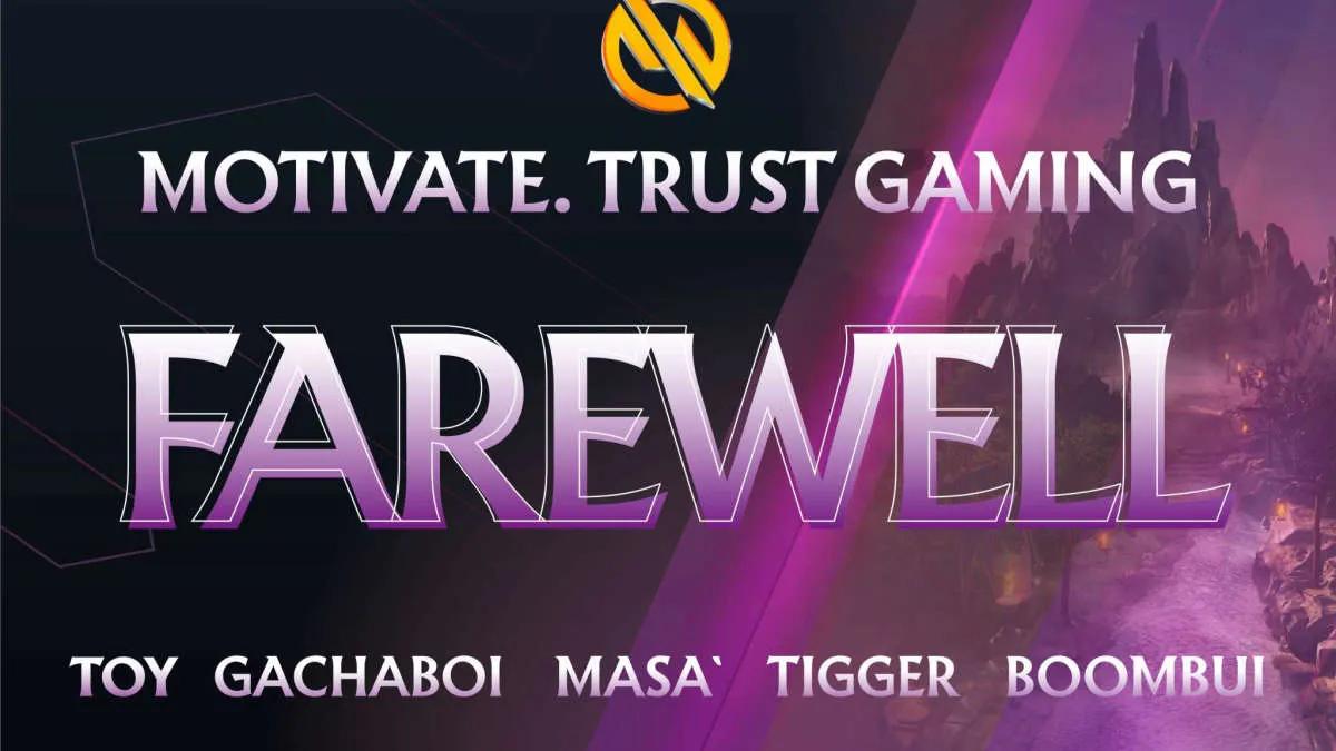 Motivate.Trust Gaming dissolveu a programação para Dota 2