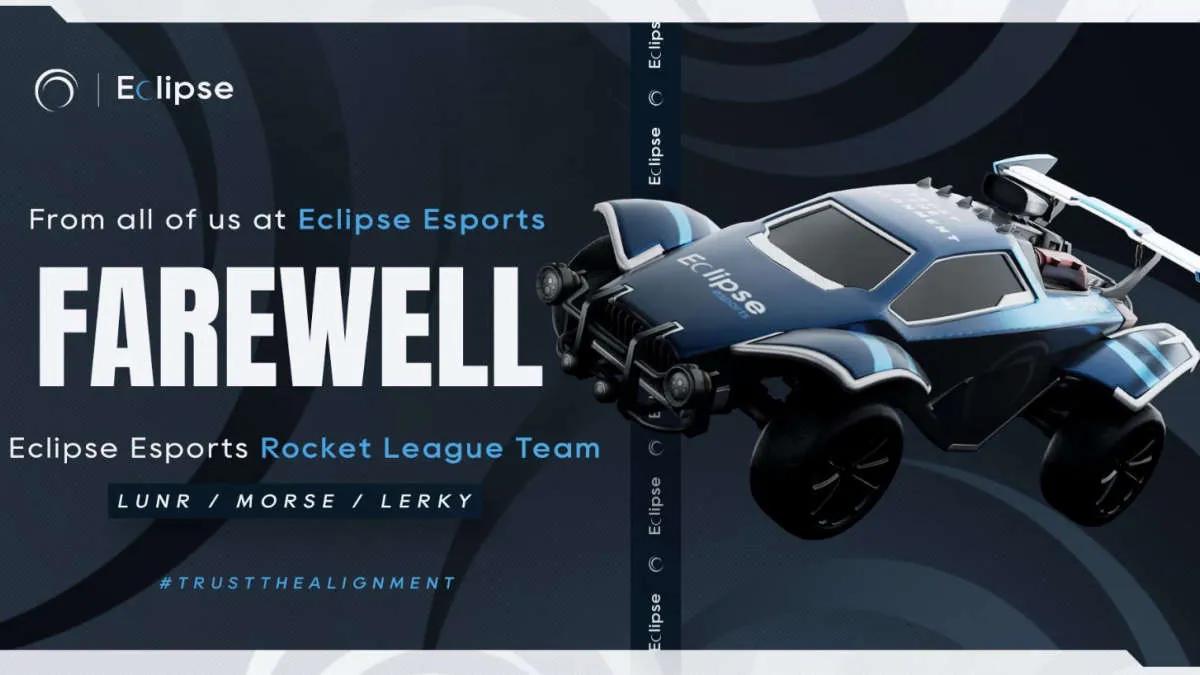 Eclipse Esports parou de trabalhar com a lista de Rocket League