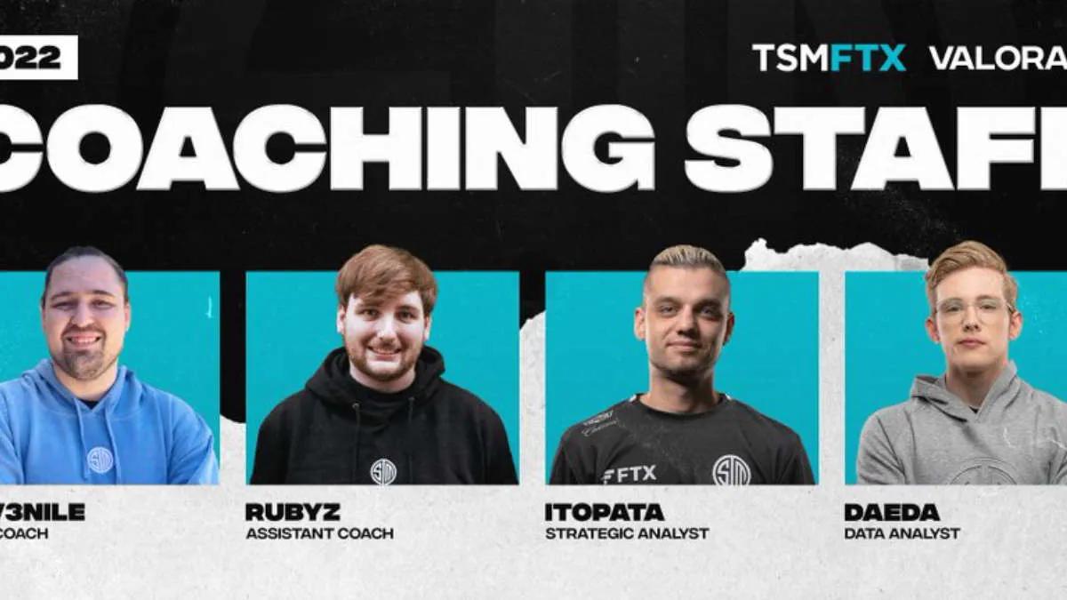 TSM aprovou a equipe técnica atualizada para VALORANT