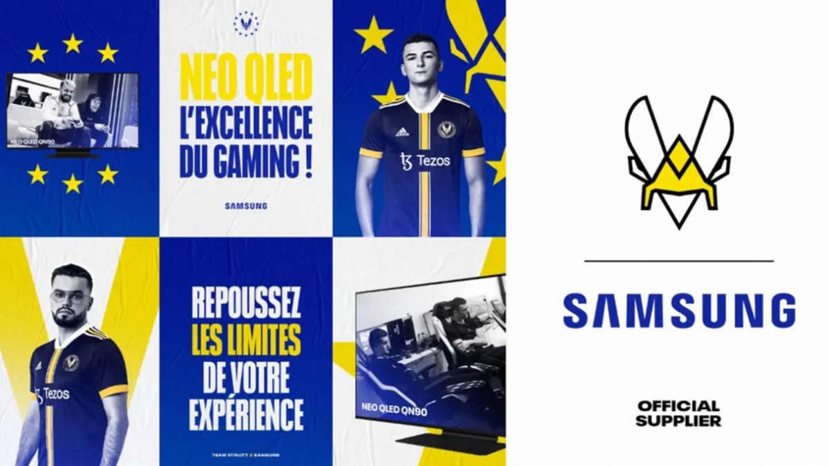 Samsung torna-se um parceiro oficial Team Vitality