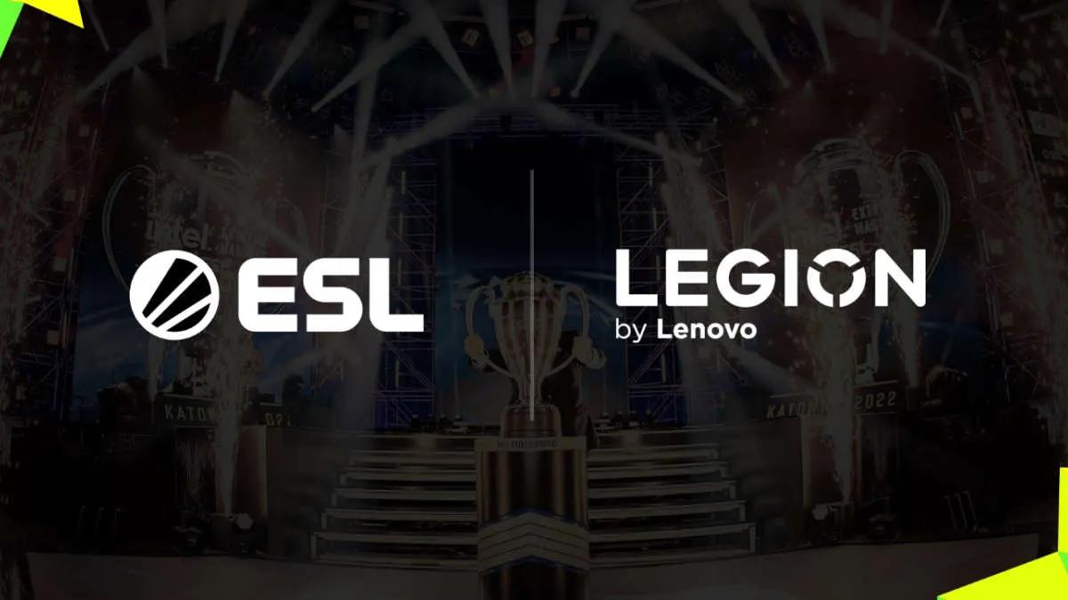 ESL Gaming parceiros com Lenovo Legion