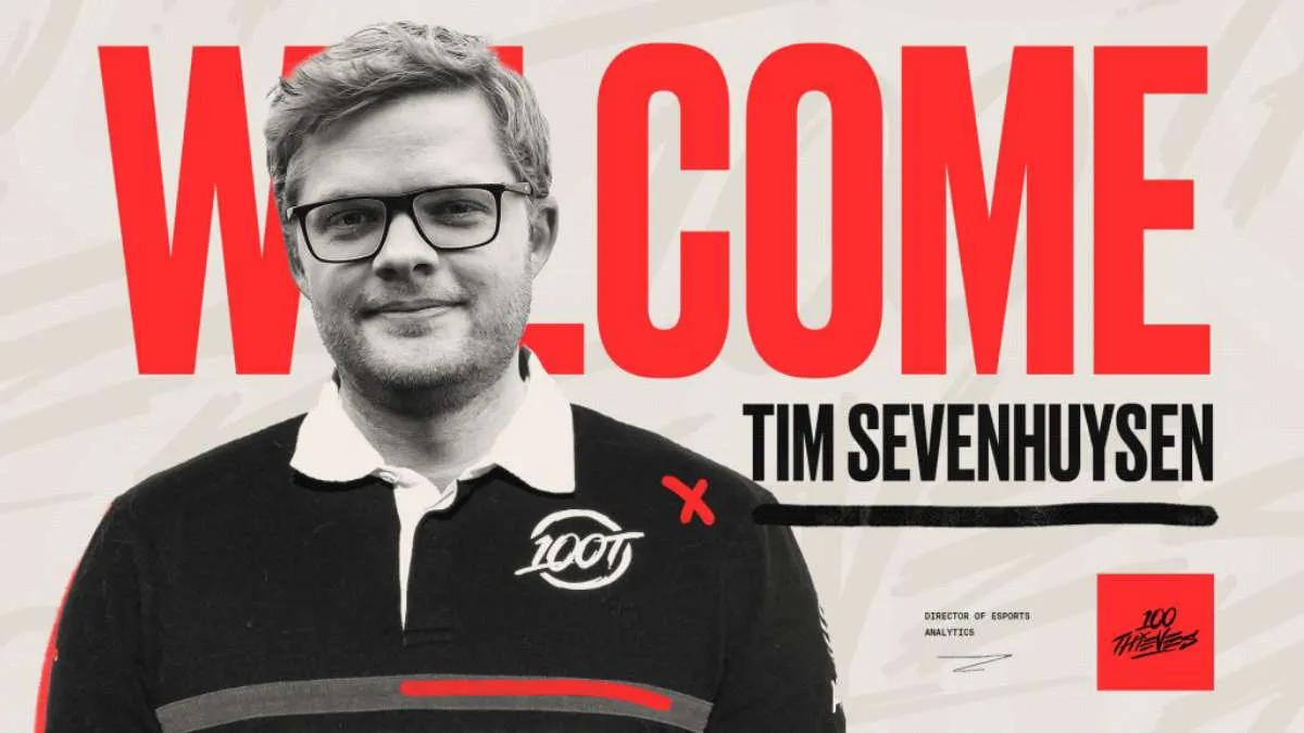 Tim Sevenhuizen é nomeado Diretor de Esports Analytics na 100 Thieves